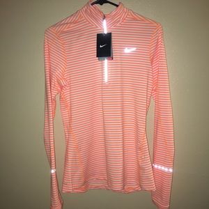 Nike Women's Element Stripe Half Zip Running Top